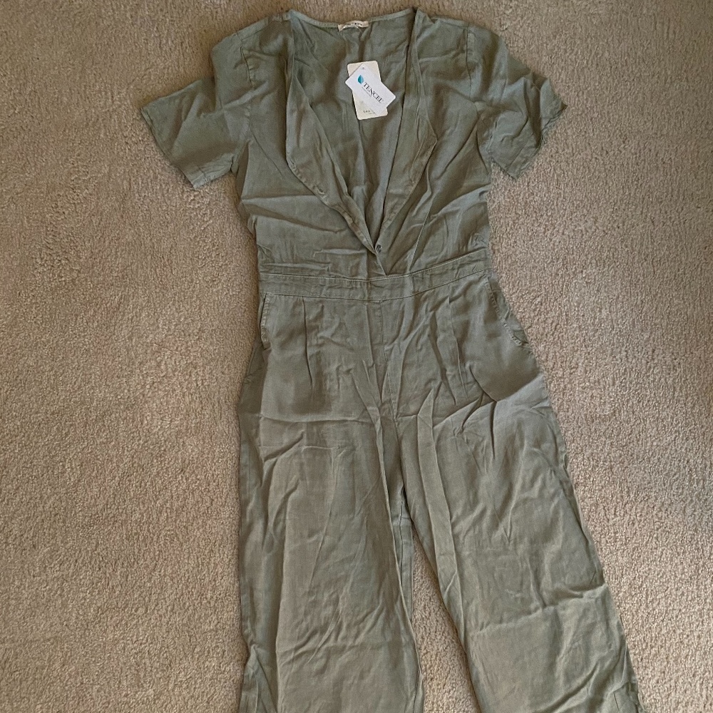 Green Wide-leg jumpsuit